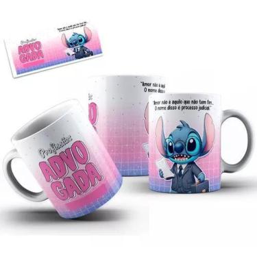 Imagem de Caneca Personalizada Profissões - Stitch + Caixa Presente - Presente C