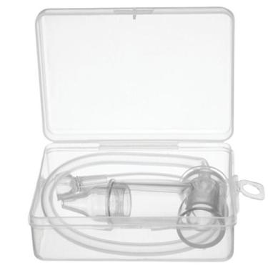 Imagem de Aspirador Nasal Com Sucção Para Bebes Nariz Entupido Estojo - Buba