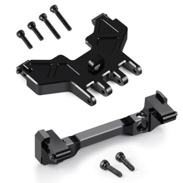 Imagem de MORLORDY Aluminum Alloy RC Front Bumper Mount & Rear Body Shell Mount for SCX24 GX470 1/24 RC Crawler Car Upgrade Parts