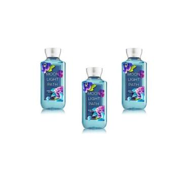 Imagem de Gel de banho Bath & Body Works Moonlight Path 300 ml, pacote com 3