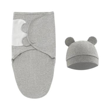 Imagem de Saco de Dormir Ajustável para Bebê Recém-Nascido - Musselina de Algodã