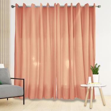 Imagem de Cortina Manu Sala e Quarto 4,00 x 2,50 Várias Cores - DH Enxovais, Ros