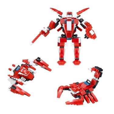 Imagem de BLOCO MONTE SEU ROBO VERMELHO BRINK