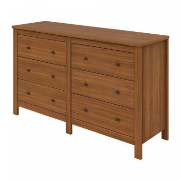 Imagem de Cômoda Maggiore Lopas 6 Gavetas Horizontal Rovere Naturale