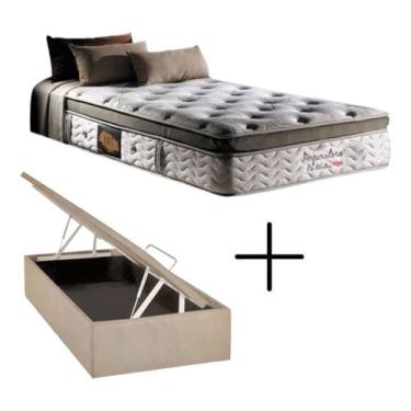 Imagem de Box Baú + Colchão Herval Imperatore - Solteirão 96x203x82