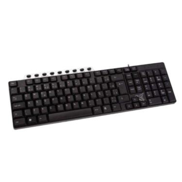 Imagem de Teclado Usb Multimídia Preto E Prata Maxprint
