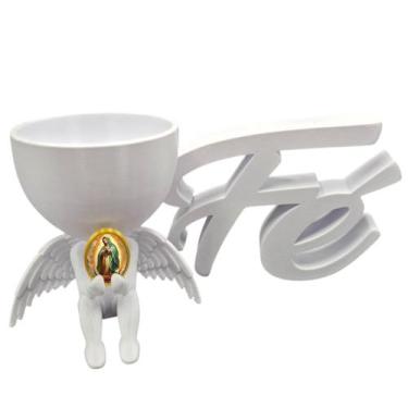 Imagem de Vasinho Imagem Nossa Senhora de Guadalupe Decoraçao Fe - Point da Fe