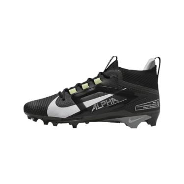 Imagem de Nike Chuteiras Alpha Menace 4 Elite (FD7036-600, University Red/Team Red/Black/White), Preto/cinza fumê claro/prata metálico/branco, 41