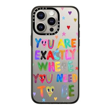 Imagem de CASETiFY Capa Compacta Para iPhone 15 Pro Max [2X Testada Contra Quedas De Nível Militar/Proteção Contra Quedas De 1,2 M] Você Está Exatamente Onde Precisa Estar