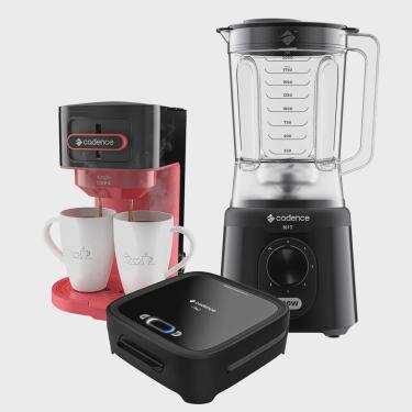 Imagem de Kit Trio Click Cadence - Sanduicheira - Cafeteira - Liquidificador