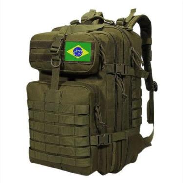 Imagem de Mochila masculina militar 50l tática reforçada impermeavel grande dive