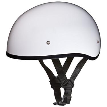 Imagem de Capacete Daytona para motocicleta meio capacete - branco brilhante com viseira 100% aprovado pelo DOTDaytona Helmets "Leading The Way In Quality Headgear" XXX-Large branco D1-CNS-3XL