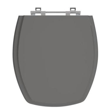 Imagem de Assento Sanitário Thema Cinza Escuro Tampa Para Vaso Incepa - Sicmol