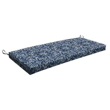Imagem de Honeycomb Almofada de banco Essentials para ambientes externos, 112 x 45 cm, almofada para cadeira de pátio Boheme
