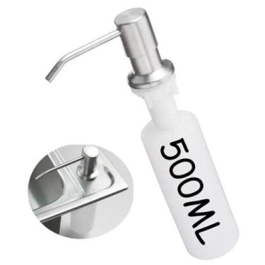 Imagem de Dispenser Detergente/Dosador Cozinha Porta Sabonete Liquido Embutir 50