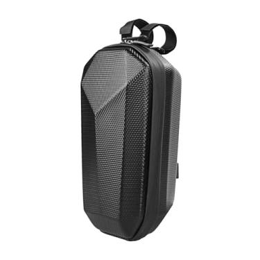 Imagem de Dynwave Bolsa de armazenamento para scooter, liberação rápida, capa rígida e prática, bolsa para guidão frontal para chaves de telefone ao ar livre, kit de, 4l