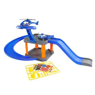 Imagem de Pista Estacionamento de Brinquedo policial com 25 Peças - Well Kids