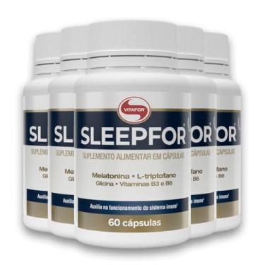 Imagem de Kit 5 Sleepfor Vitafor 60 Cápsulas