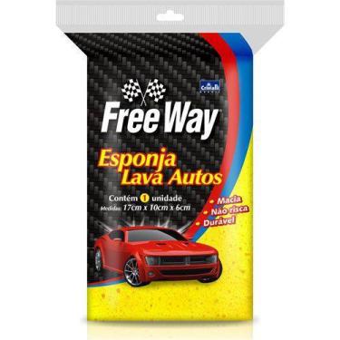 Imagem de Esponja Free Way Lava Autos Embalagem 1Un