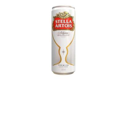 Imagem de Cerveja Puro Malte Lata 350ml Stella Artois kit 8 unidades