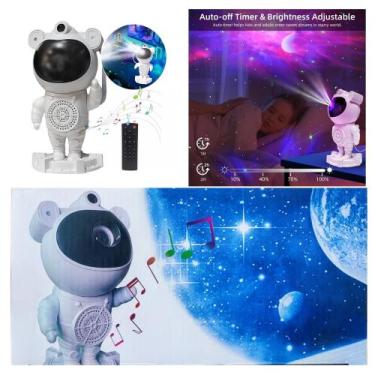 Imagem de Projetor Astronauta Iluminação Especial  Céu estrelado Para Criança, A