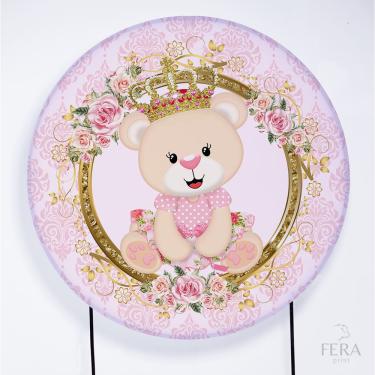 Imagem de Painel Decorativo para Festa 1,80x1,80 metros Vesti Fácil com Elástico Urso - Fera Print