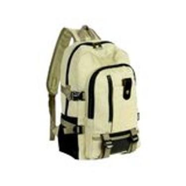 Imagem de Kit 2 Mochila de Lona Unissex Casual QL096 - Sunoro, Bege
