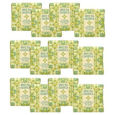 Imagem de Greenwich Bay Mini Sabonetes Botânicos Pacote com 12 – 54 g Cada – Sabonetes Perfumados para Airbnb, Spa, Hotel, Salão ou Banho – Barras elegantes embaladas individualmente para viagem, calêndula de