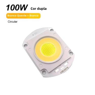 Imagem de Lâmpada COB De LED De Alta Luminosidade Com Chip De 100W De Dupla Cor,
