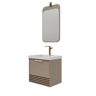 Imagem de Armário Paraty Cappuccino MGM Móveis 60cm - MGM MOVEIS