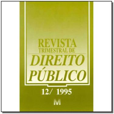 Imagem de Revista Trimestral De Direito Publico Ed. 12
