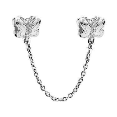 Imagem de Corrente de Prata 925 com Pingente Trevo - Para Pulseiras Pandora, A11