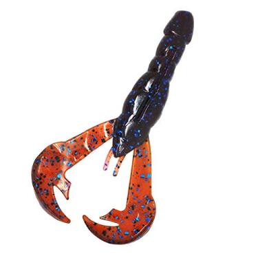 Imagem de Strike King Rage Tail Craw, pacote com 6 (Plum Crazy, 10 cm)