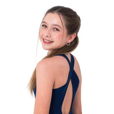 Imagem de Maiô Infantil Helanca para Natação, Hammerhead, Marinho, Tam 10