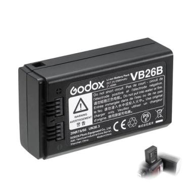 Imagem de Bateria Godox VB26B 7,2 V/2980 mAh/21,45 Wh para V1, V850III e V860III