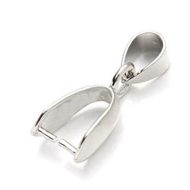 Imagem de Adabele 50 Peças De Fecho Para Pingente, Presilha Joias, Fardo 20 Mm, Conector Em Prata Esterlina, Latão Banhado A Artesanato Faça Você Mesmo Cf69-3