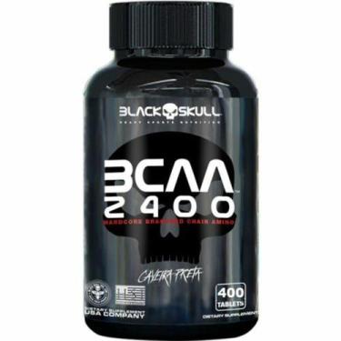 Imagem de Bcaa 2400 400 tabletes - black skull, SEM SABOR, 400 TABLETES
