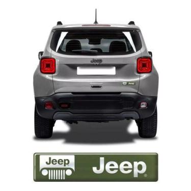 Imagem de Aplique Adesivo Emblema Jeep Renegade Resinado Cromado Res06 - SPTS