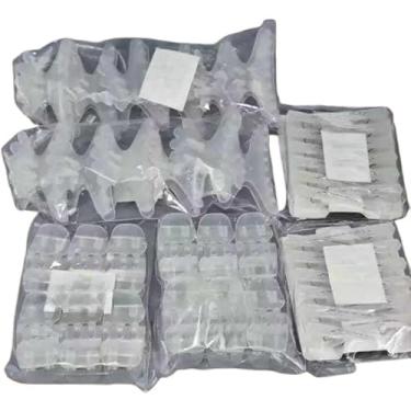 Imagem de kit 60 acessórios de piranha bico de pato presilha salão tridente prendedor de cabelo (transparente)