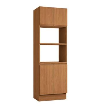 Imagem de Torre Quente 70cm para 2 Fornos 4 Portas Ciela Kappesberg, Canela