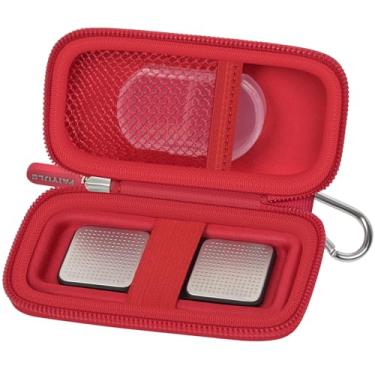 Imagem de Capa para monitor de frequência cardíaca para AliveCor para KardiaMobile 6L/6L Max 1L Suporte de armazenamento para monitor de frequência cardíaca portátil organizador de bolsa (caixa de comprimidos