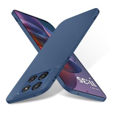 Imagem de Bastmei Capa para Motorola Moto G Stylus 5G 2025, capas de telefone minimalistas, extremamente leve, ultrafina, proteção para câmera, capa rígida de policarbonato para Motorola Moto G-Play-2025 (azul