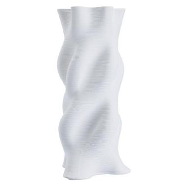 Imagem de Vaso De Decoração Sala Planta Off-White Cerâmica Rafimex