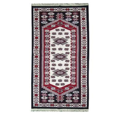 Imagem de Tapete Turco Kilim Dupla Face - 120x180cm - Tapetes de Luxo para um Lar Elegante e Acolhedor - Toque de Realeza!