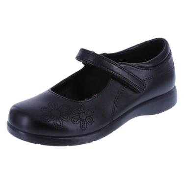 Imagem de SmartFit Sapatilha infantil para meninas Becki II Mary Jane, Bordado preto, 1.5 Little Kid