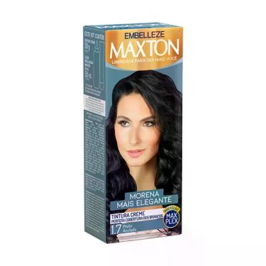 Imagem de Tintura Maxton Morena + Elegante 1.7 Preto Azulado Embelleze-Unissex