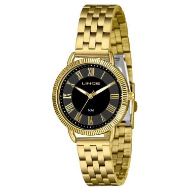 Imagem de Relógio LINCE feminino analógico preto cinza LRG4811L36 P3KX