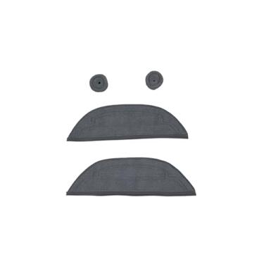 Imagem de 2 pacotes de esfregão + 2 pacotes de almofada de esfregão de borda compatível com Roborock S8 MaxV/S8 Max Ultra/S9 MaxV Ultra/Saros 10/G20s robô aspirador de pó, peças de substituição de pano de