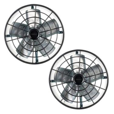Imagem de Kit 2 Peças Exaustor Comercial Ventilador Axial 30 Cm 220V Ventilação 