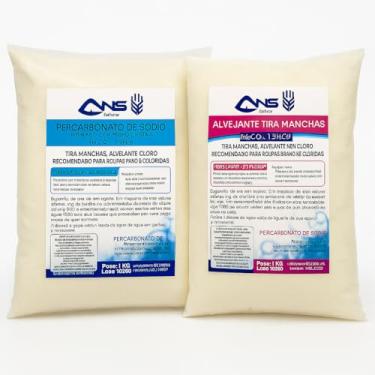 Imagem de Kit Percarbonato de Sódio + Alvejante Tira Manchas | 1kg cada